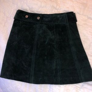 Zara suede pencil skirt